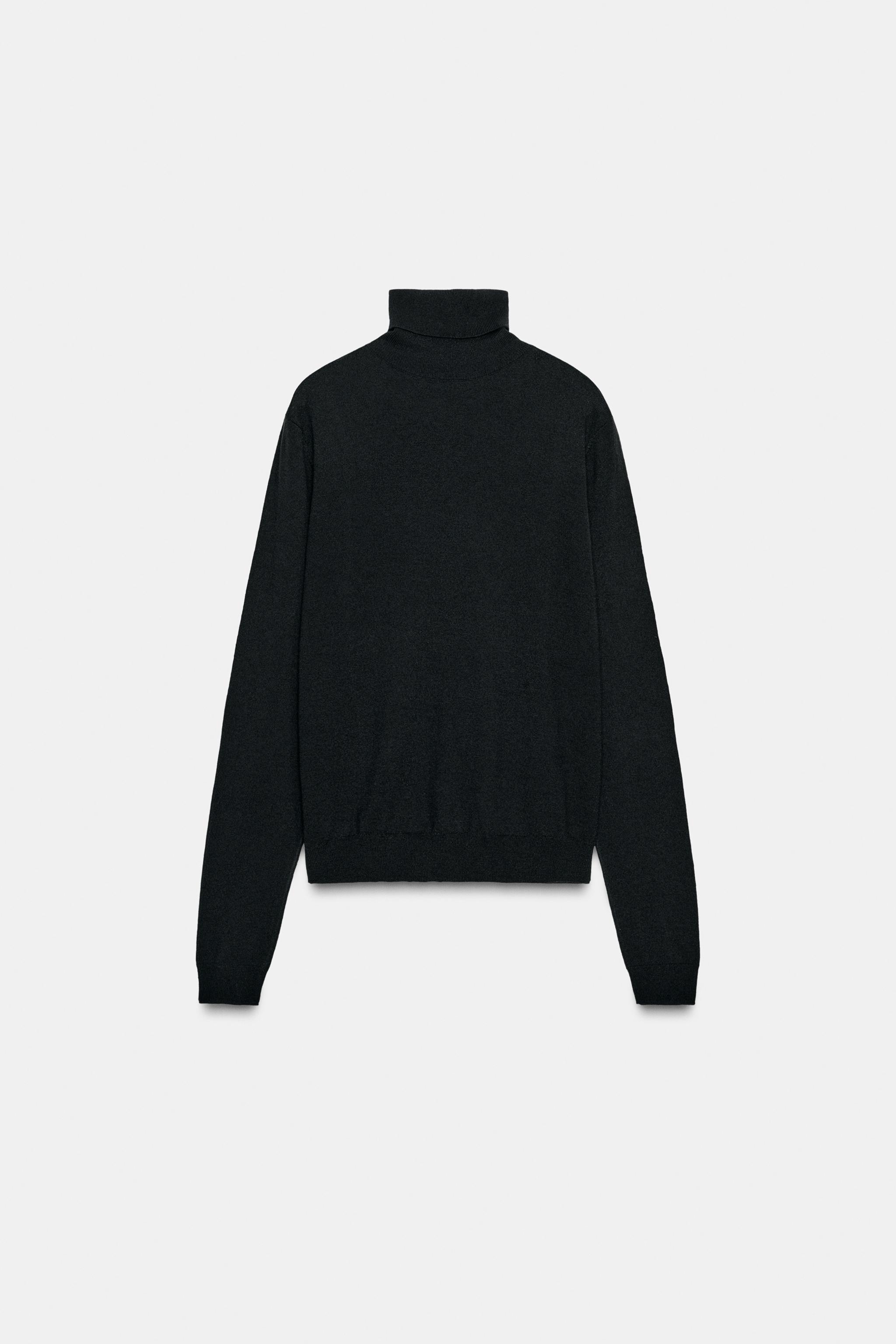 WOOL BLEND HIGH-NECK JUMPER